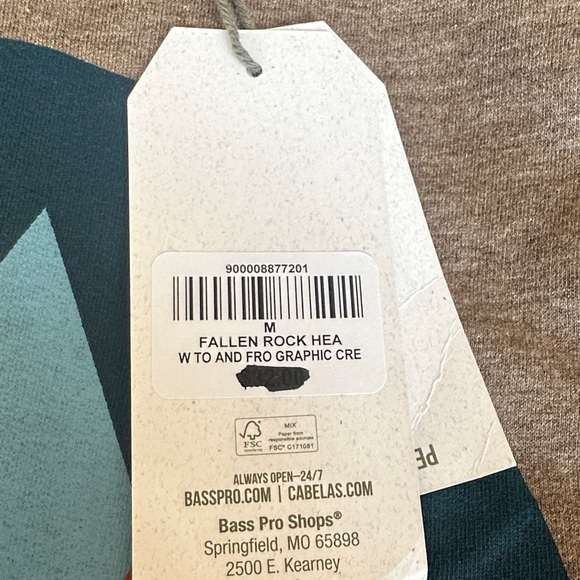 Ascend Tan Long Sleeve Tee with Geometric Graphic - Picture 4 of 4